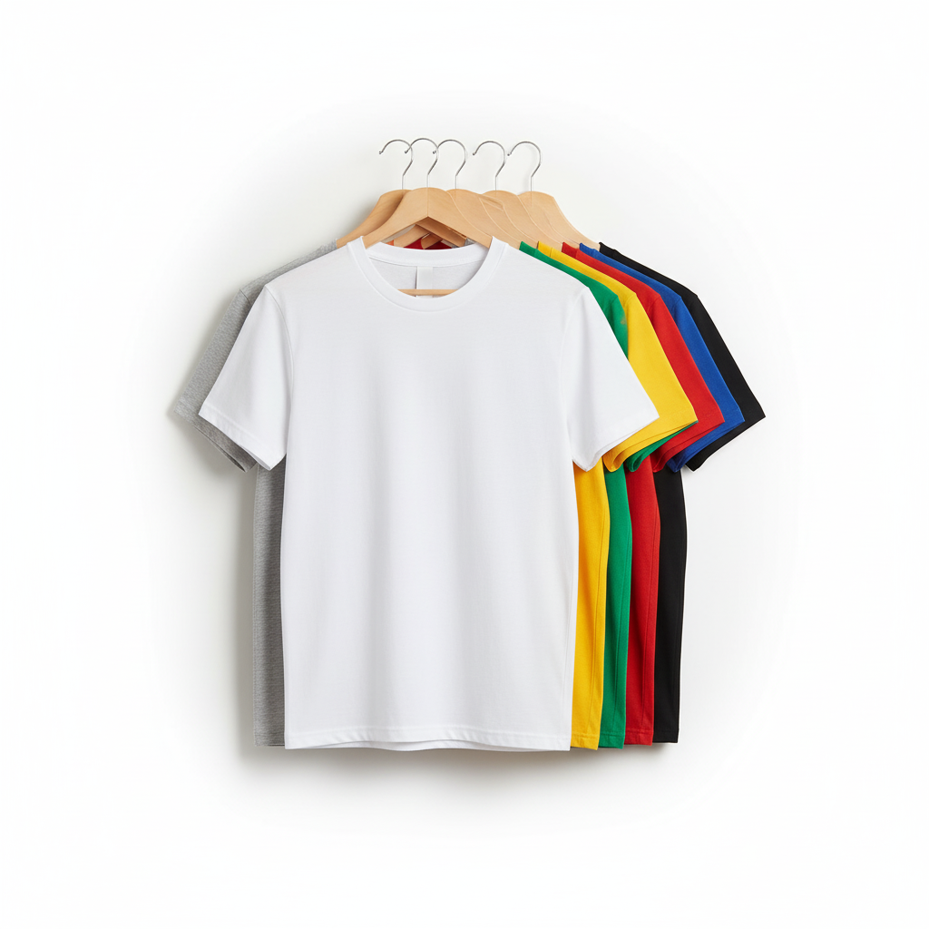 (4 Pieces Combo) Solid premium T Shirt in Bangladesh | Stylish, Comfortable & Premium Quality