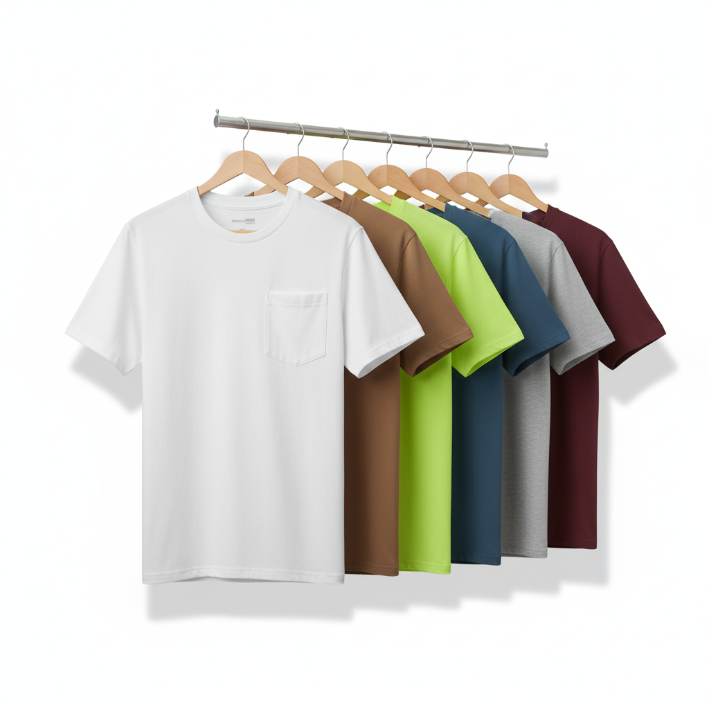 Pocket T-Shirts wholesale products from Bangladesh